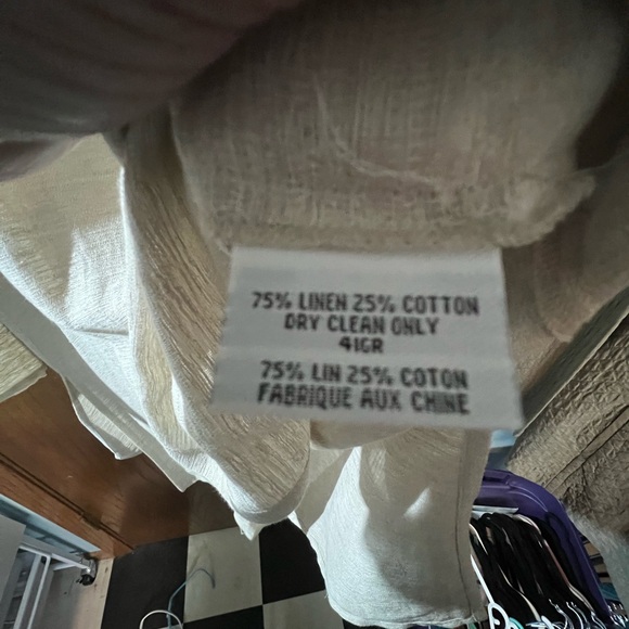 Eileen Fisher Long Linen Topper - Picture 6 of 7